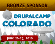 Bronze Sponsor, DrupalCamp Colorado - June 26-27, 2010
